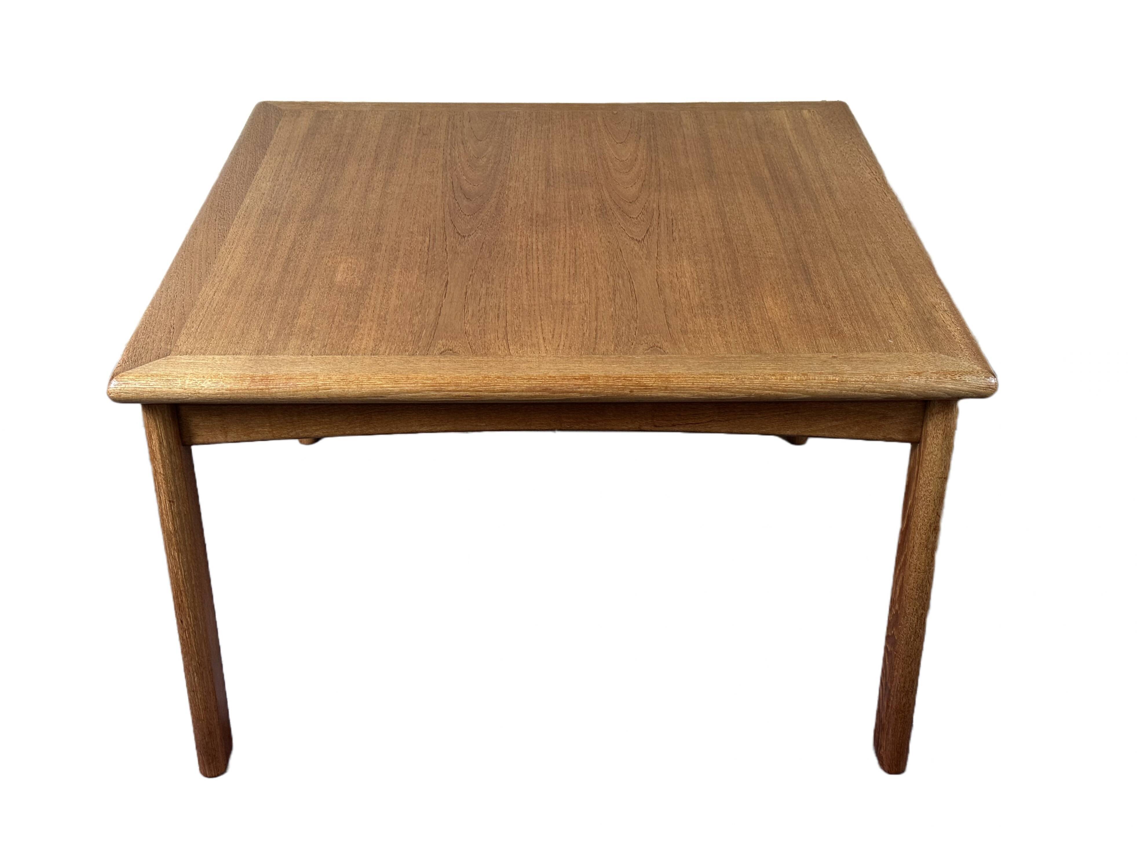 1960s/70s teak coffee table and side table by Glostrup Møbelfabrik Denmark