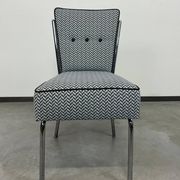 Mid-century tubular steel chair by Jozsef Peresztegi