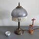 Lampe pampilles nylon ancienne