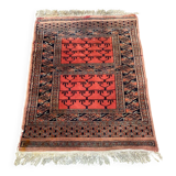 Persian rug, burgundy wool, 60x100