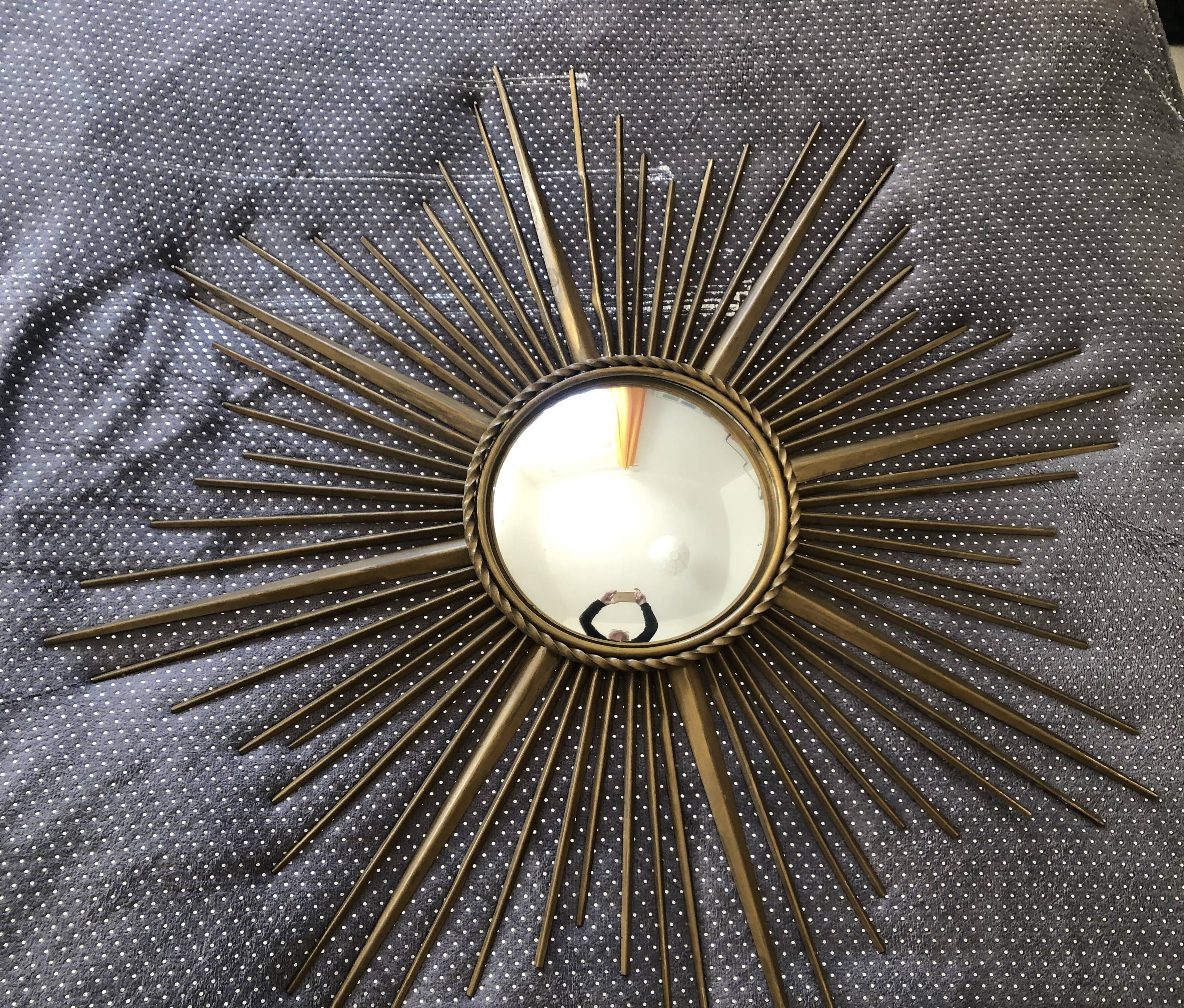 Mirror Chaty Vallauris curved 60s