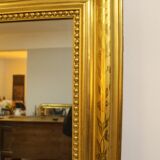 Golden mirror Louis Philippe 183x119cm