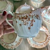 Royal Albert Fine Bone China Tea or Coffee Cups and Milk Jug Set of 9