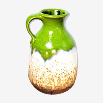 Vintage ceramic pitcher vase 1970