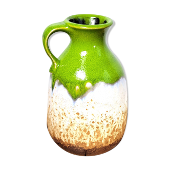 Vintage ceramic pitcher vase 1970