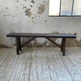 Solid oak bench