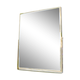 Golden brass mirror to be laid or hung 15x20, 5 cm
