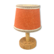 Vintage natural rattan lamp 60s