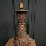 Cloisonne lamp in the Chinese or Indochina style mid-20th century