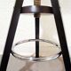 Tinted wooden screw stool