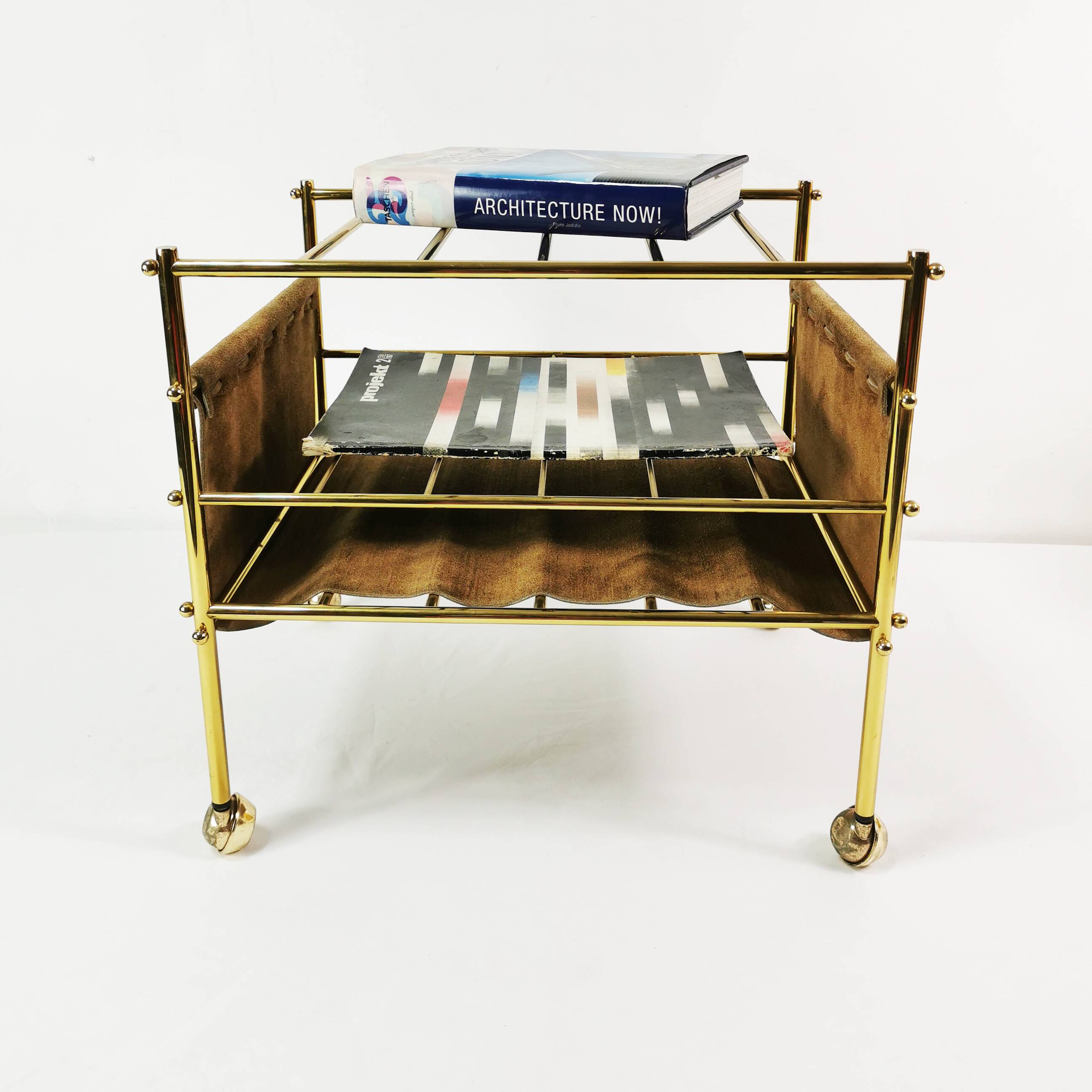 Newspaper side table, Mid Century, Germany, 1960s.