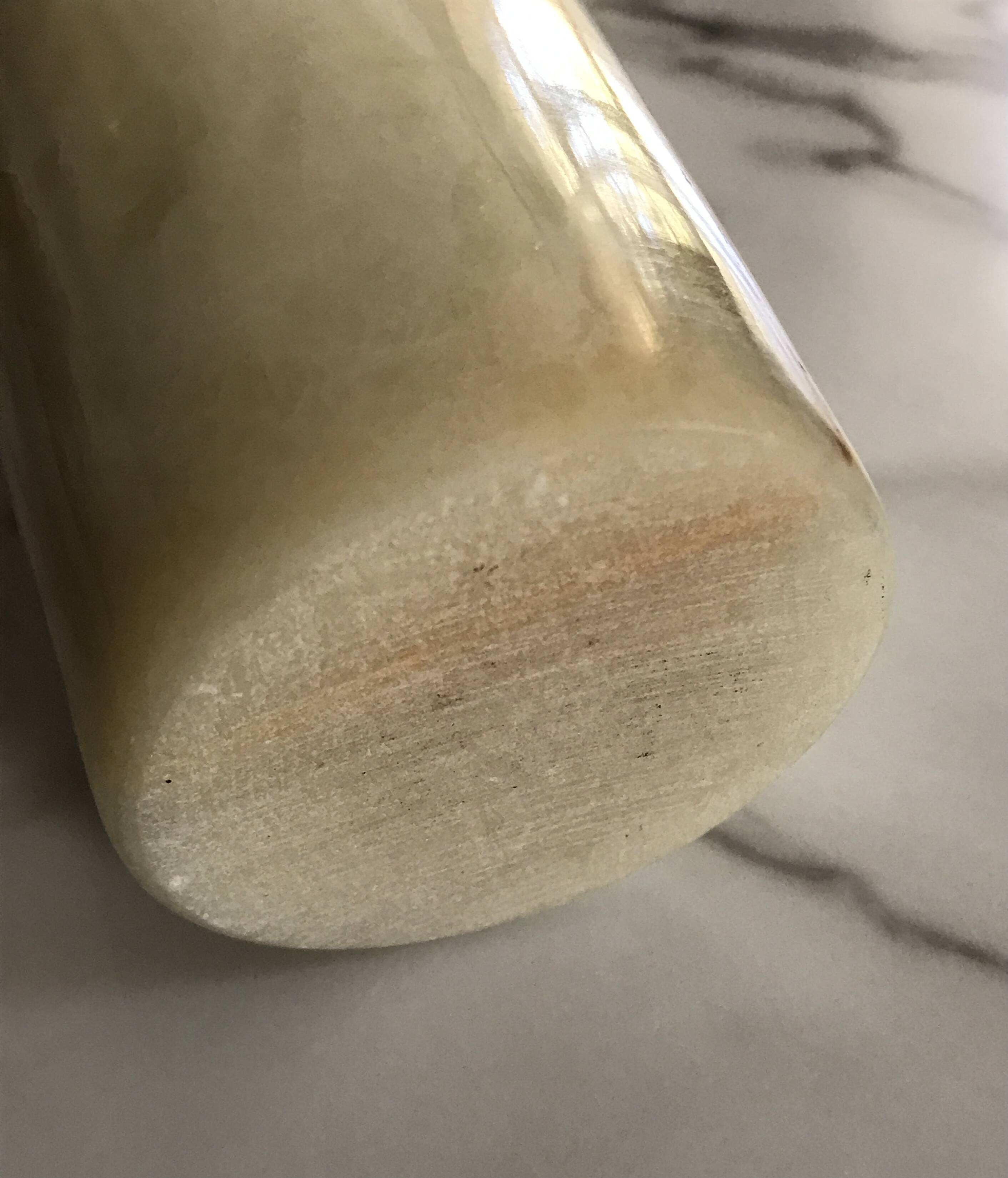 Marble roller vase