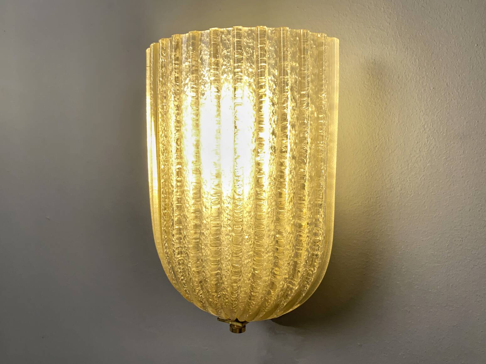 Pair of Sconces by Barovier & Toso, Murano, Italy, 1970s