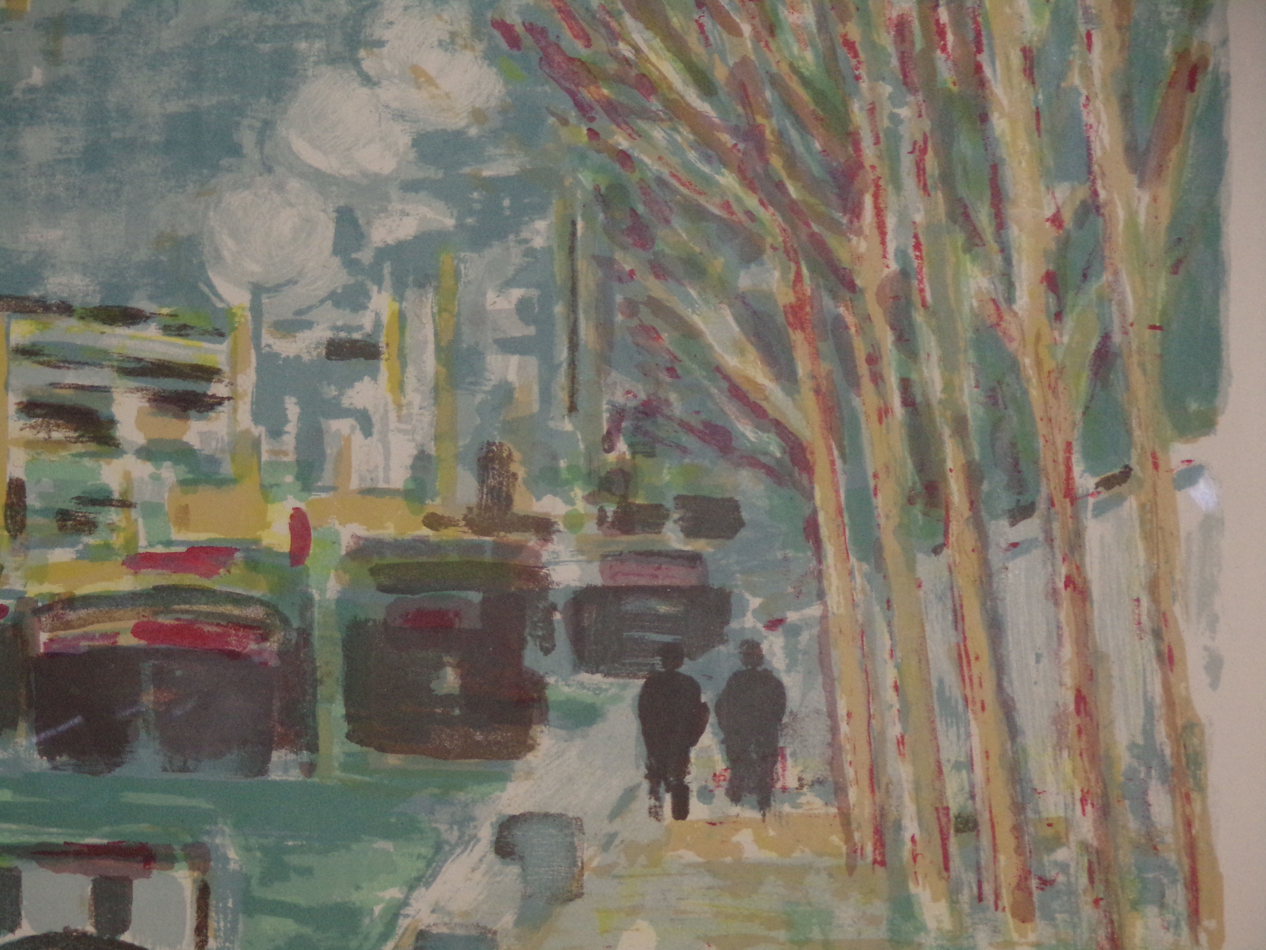 Quai de seine by robert savary (1920-2000)