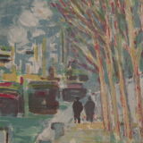 Quai de seine by robert savary (1920-2000)