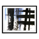 Original and unique abstract painting - Tribute to Soulages