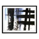 Peinture abstraite originale et unique - Hommage à Soulages