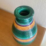 Ceramic vase from the 60s in the style of Bitossi.