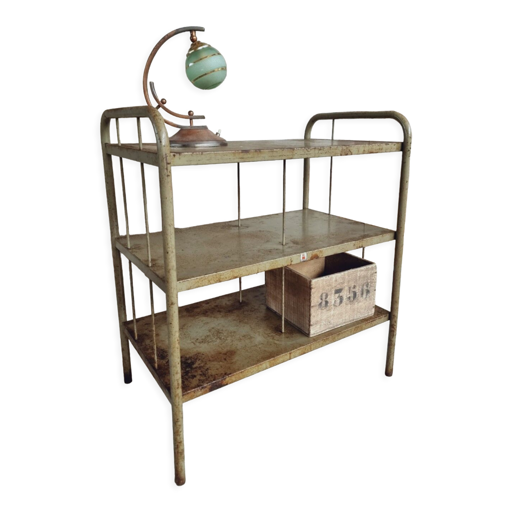 Industrial sidetable shelving rack bathroom furniture