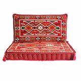 Red Bohemian Majlis Sofa