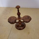 Pepper and salt shakers in cherry wood