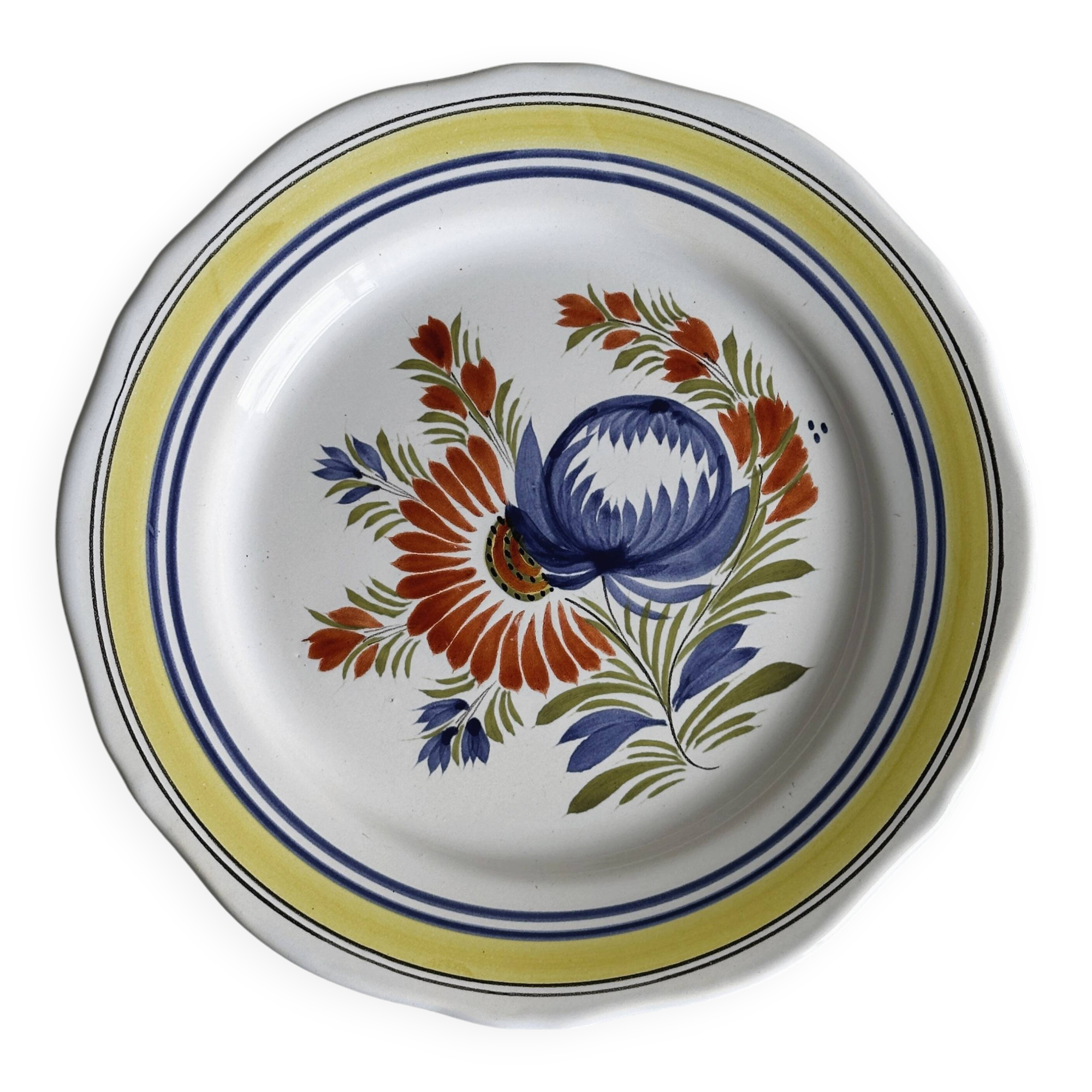 Earthenware plate