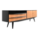 Buffet noir et marron des années 1950, style mid-century