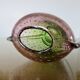 Murano vase in blown glass, bubbled, 50s-60s