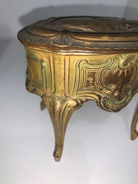 Brass jewelry box