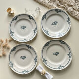 4 ironstone plates from Saint Amand