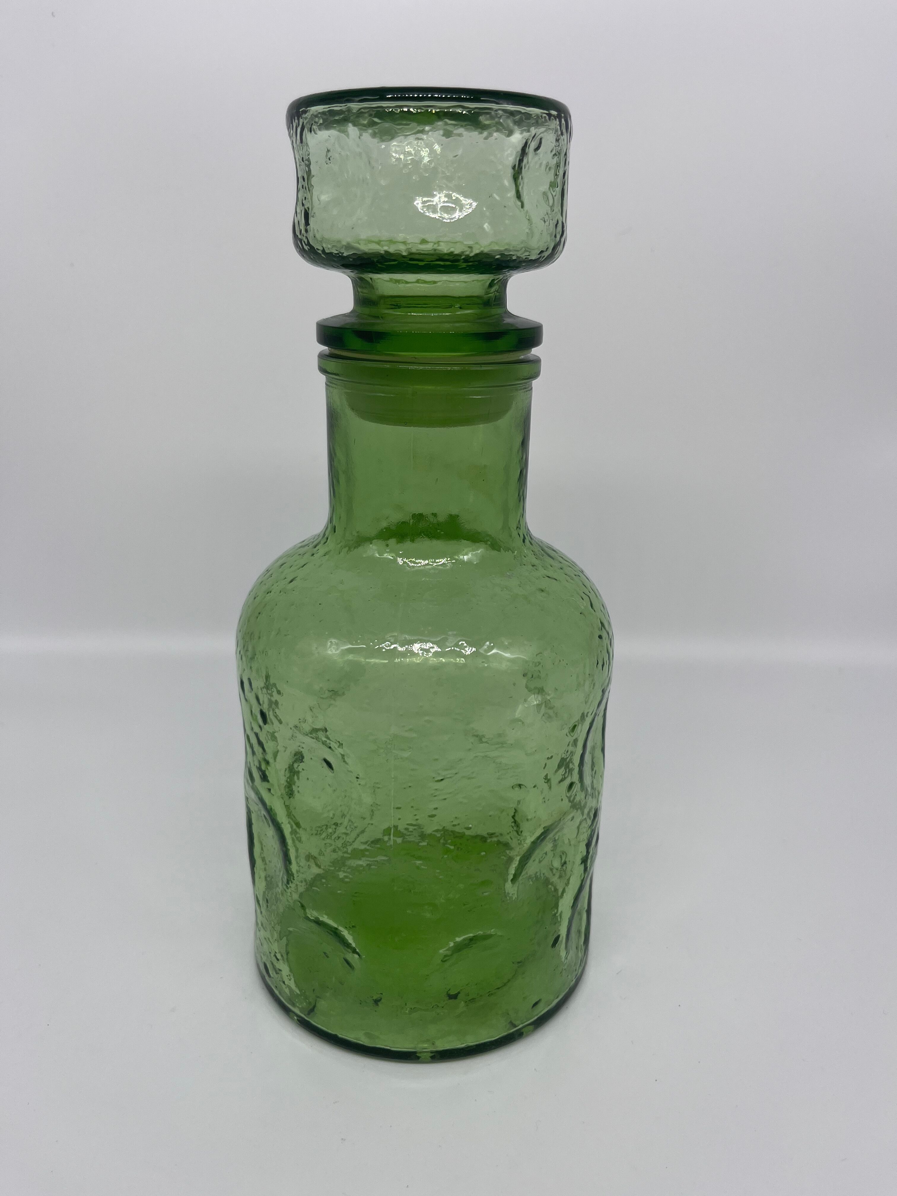Green decanter 70s