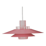 Great pink restored Danish ceiling lamp *** Danish design *** unique *** Denmark 1970's