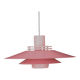 Great pink restored Danish ceiling lamp *** Danish design *** unique *** Denmark 1970's