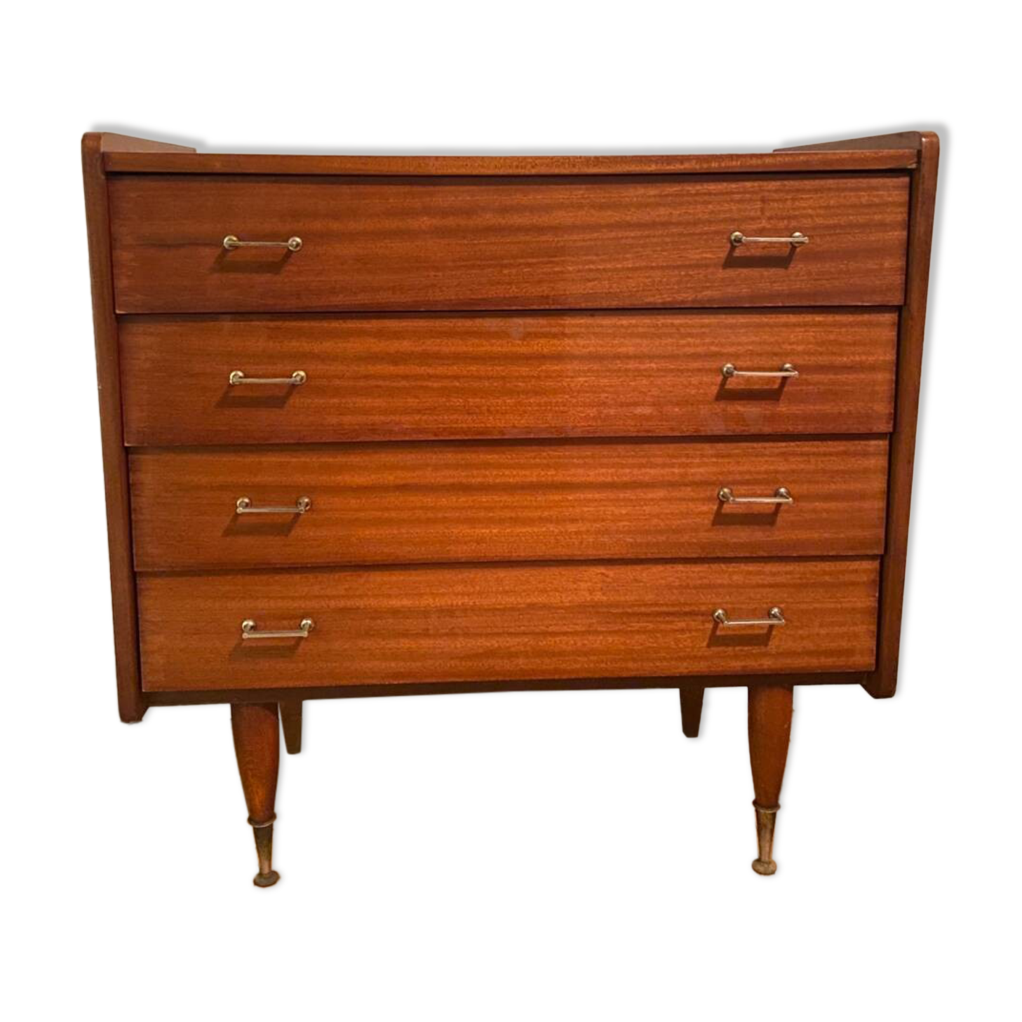 Commode en bois verni, 1960
