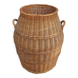 wicker laundry basket