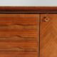 Vintage buffet design by Ico Parisi in ebonised wood, 1950s.