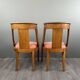 6 chaises gondole style Empire en bois, XXème siècle