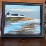Tableau huile marine