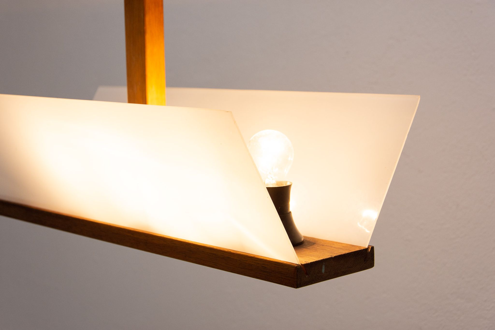 Mid-century suspension by Krásná Jizba 1950s, Czechoslovakia
