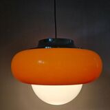 Large Rare Mid-Century Pendant by Meblo, Harvey Guzzini, AGE, Italy, 1970