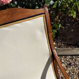 Fauteuil colonial en teck