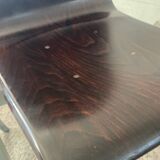 Pair of Pagholz-Germany industrial chairs from the 50s-60s