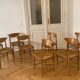 Set of 8 oak dining chairs model 316 by Peter Hvidt & Orla Mølgaard Nielsen for Søborg Mobler