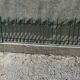 Set of 4 barriers old cloture iron grid