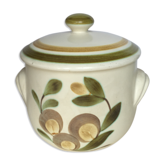 GIEN ceramic covered pot
