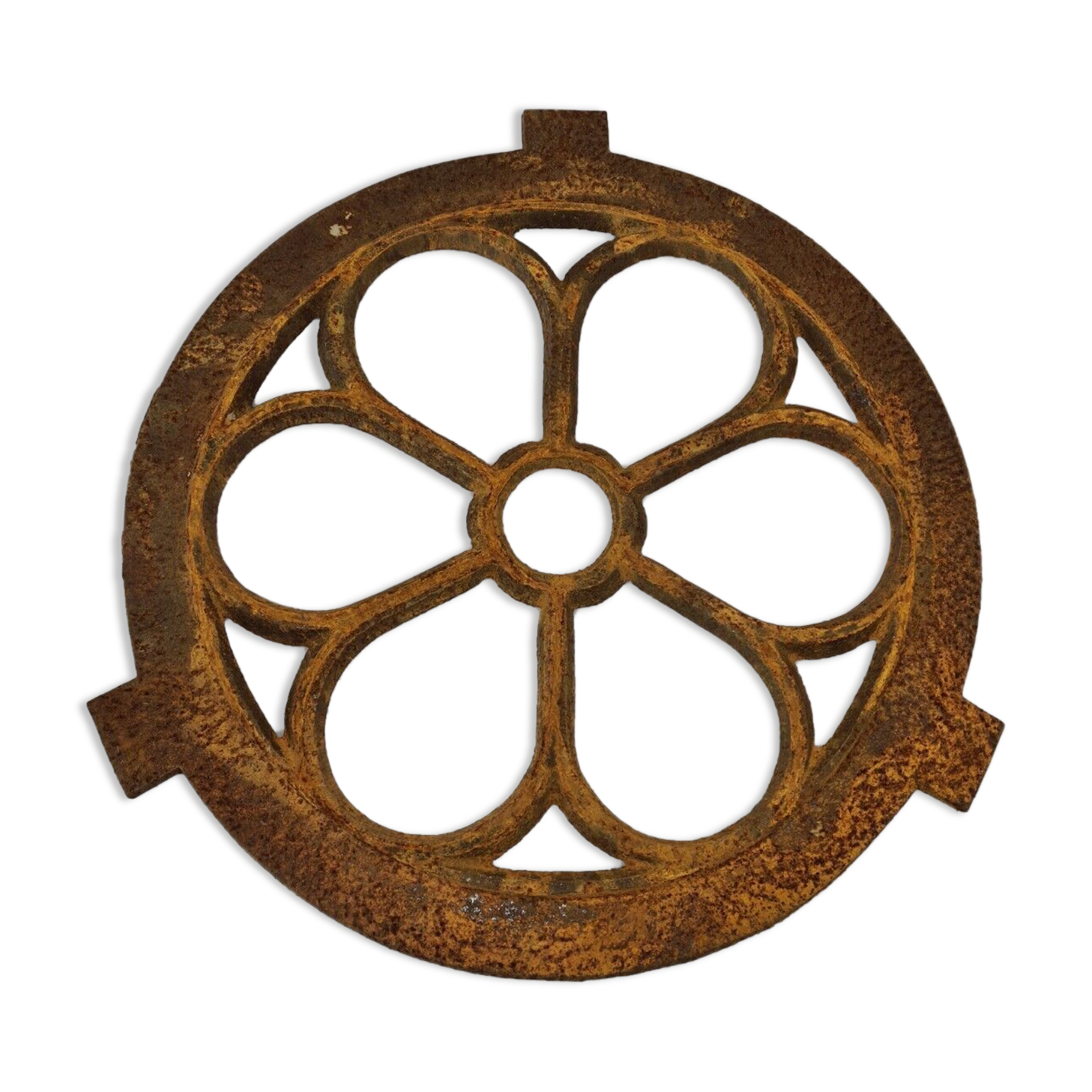 Cast iron bull's eye window