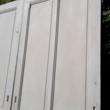 Paire de portes coulissantes 100.8x234cm chacune anciennes (2)