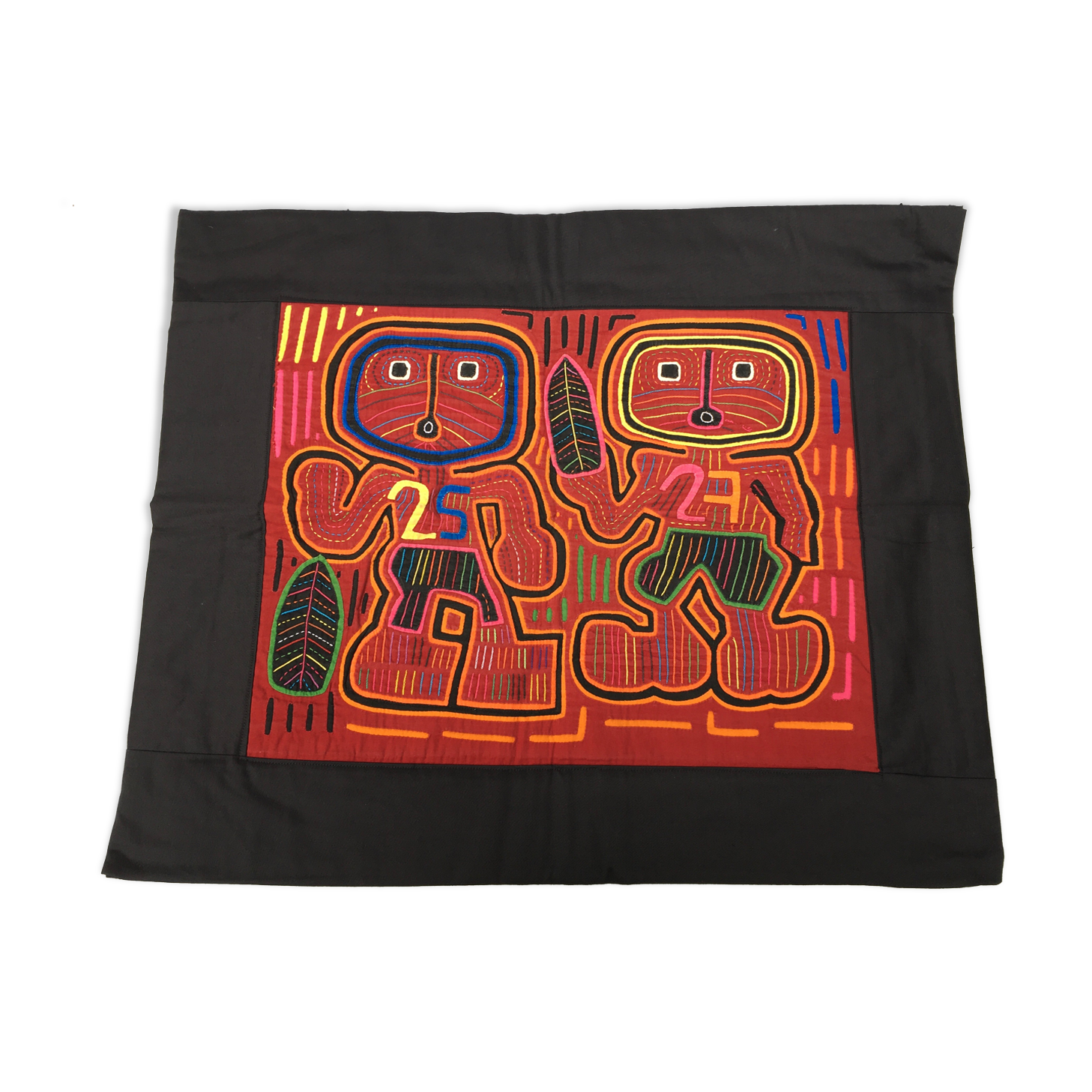 Textile painting mola from Panama