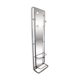 Chrome metal wall coatrack 1960