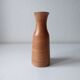 Handmade terracotta vase in terra cotta color